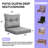 Outdoor Deep Seat Cushion Set – Ultimate Comfort For Your Outdoor Space-1331779178