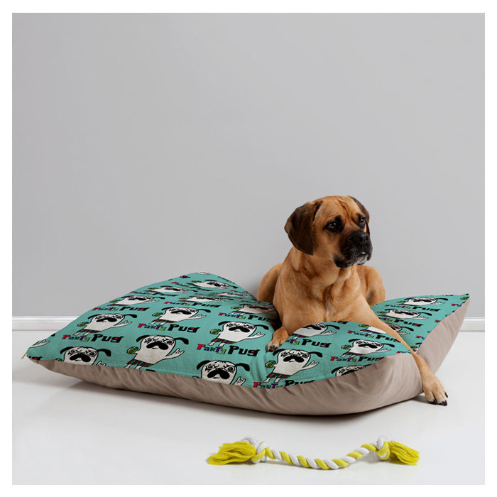 Coussin pour chien aqua carlin andi oiseau
