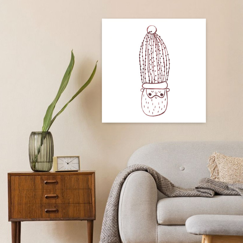 Contemporary Art Peaceful Playful Whimsical Winter Architecture Wall Art, H 24 po x l 24 po