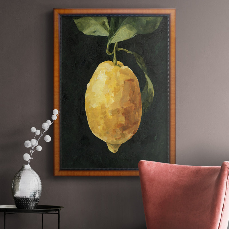 " Dark LemonI " Painting Print, 36" H x 24"