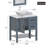 Mitlesh 30'' Single Bathroom Vanity with Engineered Marble Top