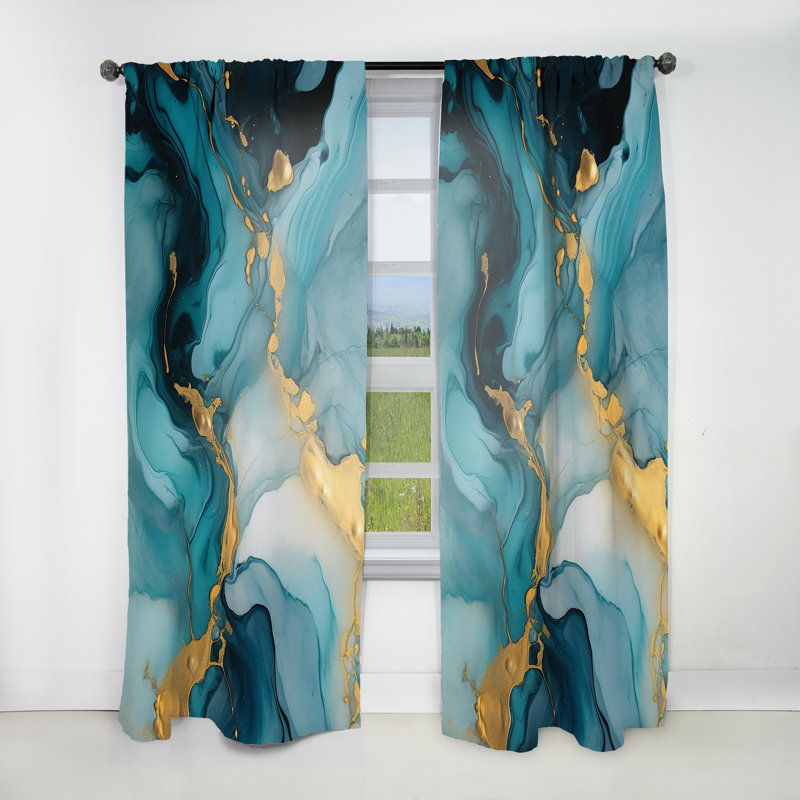 Rideau en velours moderne - obscurcissant - 1 panneau, L 52 po x L 120 po