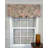Monte Floral Pointed 50'' W Window Valance Gray
