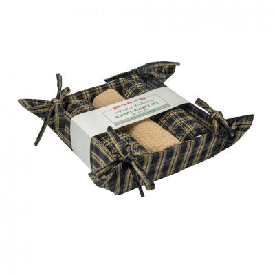 Cotton Waffle Kitchen Towel Linen Set