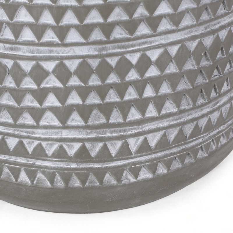 Table d'appoint d'extérieur en béton léger