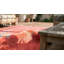 1920s Coral Rectangle Room Size Chinese - Art Deco Antique Wool Knotted Rug