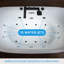 72" x 35.4" Whirlpool Water Jetted & Air Bubble Heated Soaking Combination Bathtub with Tub Filler-101084702