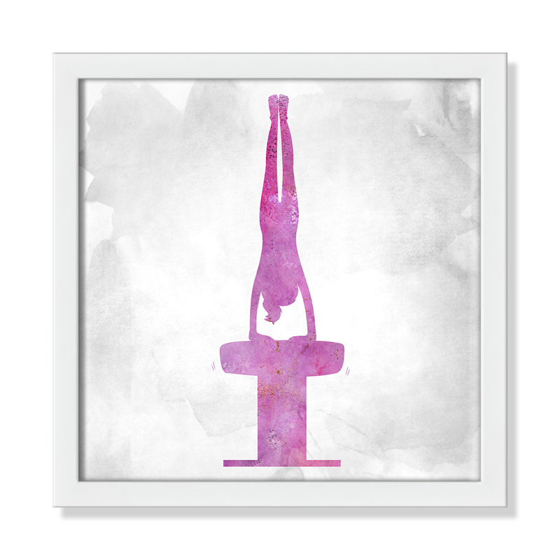 Gymnastique 1, H 13 po x l 13 po x P 1,19 po, Encadré de boîte blanc