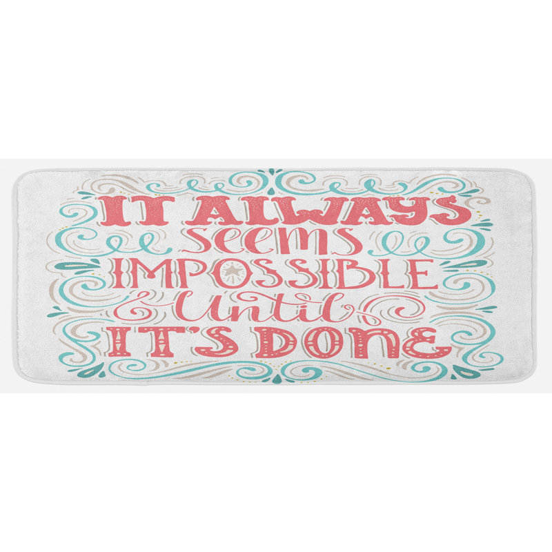 Tapis de cuisine Saying