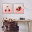 Ensemble de 2 giclées encadrées Happiness & Love Disco Fruits, par Kim Allen-2051868507-2051868508