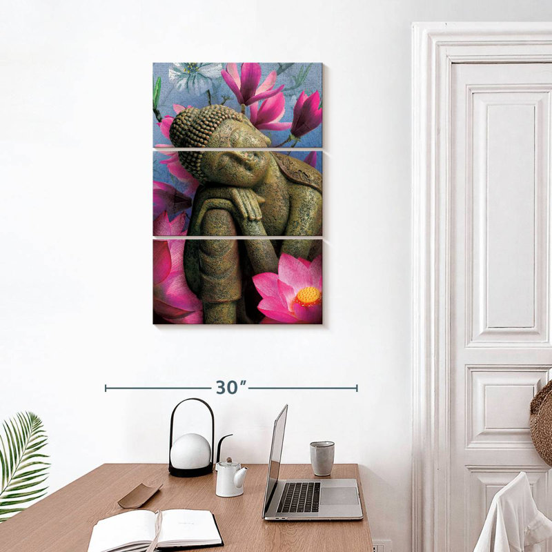 Adella Contemplating Buddha, 32" H x 20" W