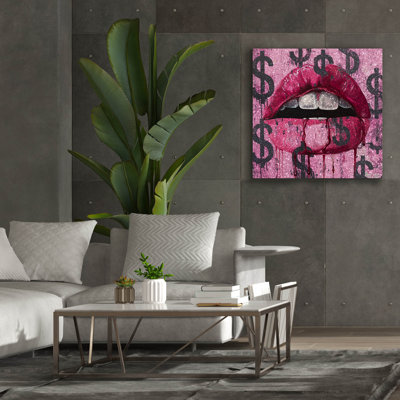 «Pink Whisper» par Svetlana Aleynikova, art mural sur toile