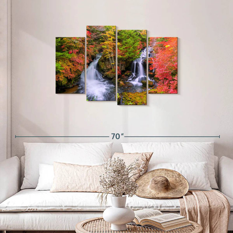 Alvord, automne aux chutes de Ryuzu, H 27 po x l 43 po