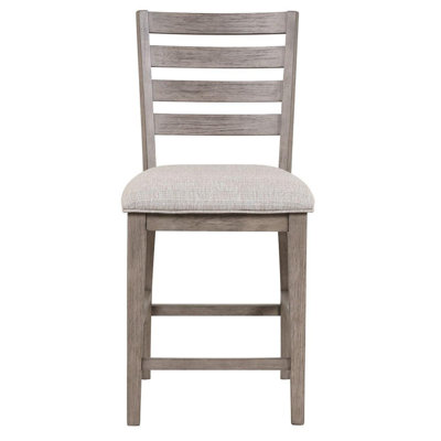 Tabouret de comptoir avec assise rembourrée Flux Ladder