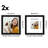 Arnette Picture Frame with Mat - Wood with Glass Cover-1035775218