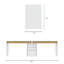 Second Avenue Piece Writing Desk Office Set-1576483230