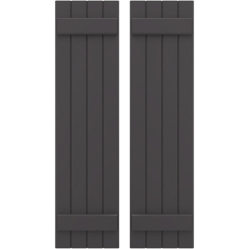 Volets de planche-n-lattes (par paire) Americraft (2 lattes), Shadow Mountain, 14", 59"