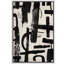 Reproduction d'art sur toile encadrée noir et blanc-109881524-109881531