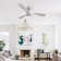 52" Bronislova Propeller Ceiling Fan with Remote Control