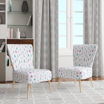 Chaise rembourrée Kids Raindrops