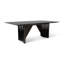 Modern Brazilian Laguna Glass Top Dining Table-1751456834