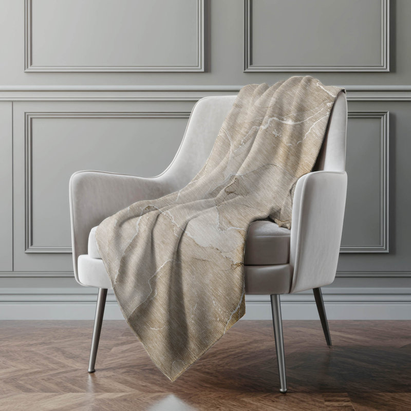 Jeté en sherpa Addison, Beige