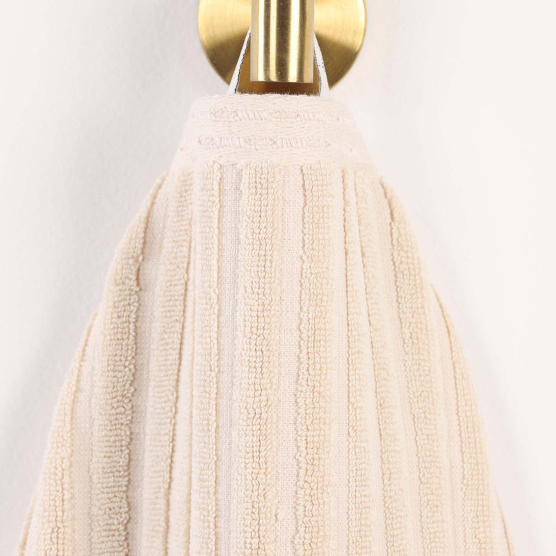 Ensemble de serviettes en coton Kleiman, Ivoire ivoire