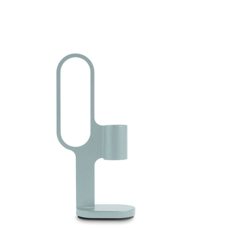 Who Goes There? Candlestick, Putty, 4" H x 4" W