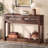 Maggie 47" Console Table with 2 Drawers and Storage Open Shelf for Living Room, Hallway, Entryway