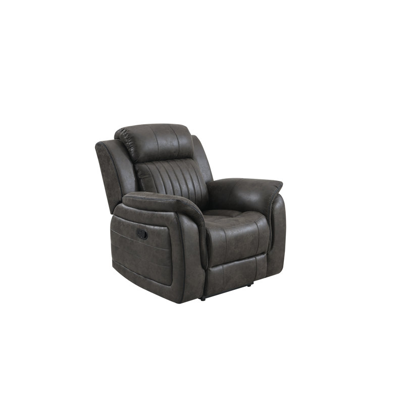 Fauteuil inclinable en cuir Arismel