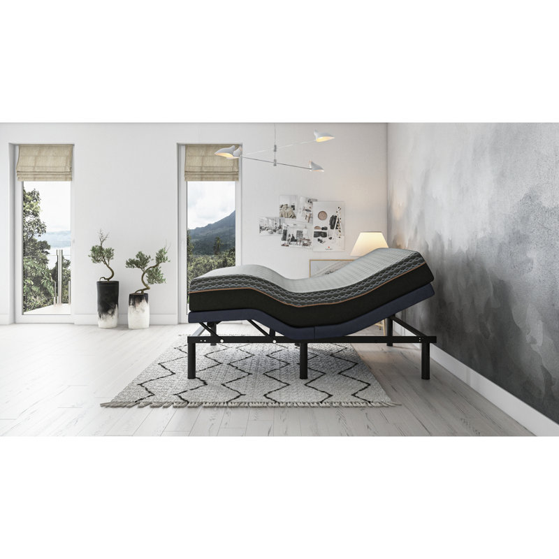 Base de lit simple réglable TG - télécommande sans fil, positions complètes, capacité de 850 lb, mémoire programmable, réglage de la tête et du pied réglable