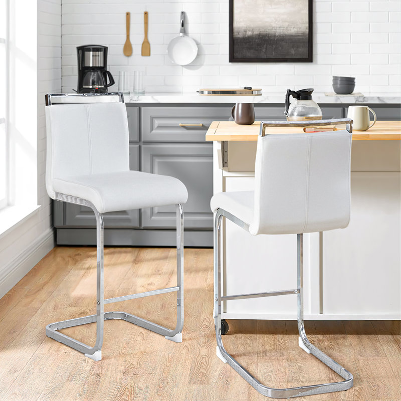 25'' Counter Stool, White