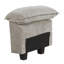 Canapé modulaire en chenille 4 modulaires avec housses de coussin amovibles et accoudoirs avec cadre en contreplaqué avec capacité de 300 lb par siège