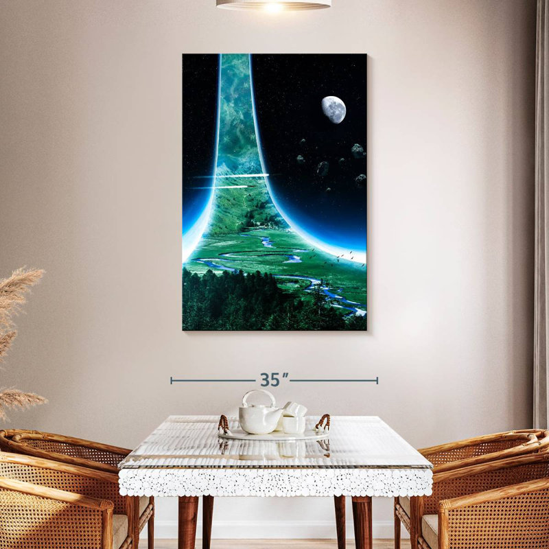 Kelan Ring World, 24" H x 16" W