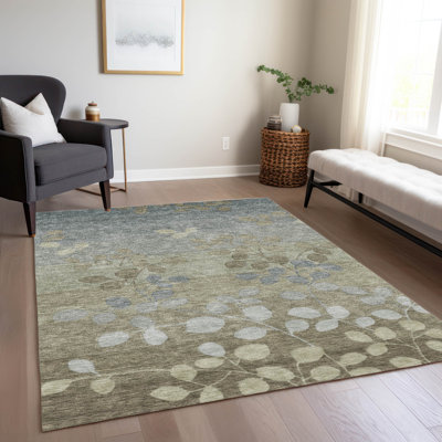 Tapis kaki Xhevrie intérieur / extérieur lavable à la machine
