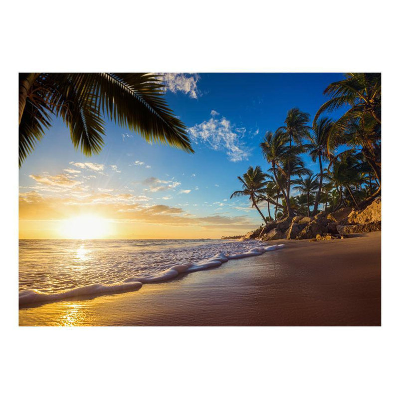 Murale plage tropicale Woodhaven, L 82 po x l 115 po 