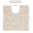 Schoenberger 100% Cotton Contour Bath Mat 20"x20"-855941221