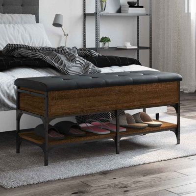 Upholstered Engineered Wood Bench
