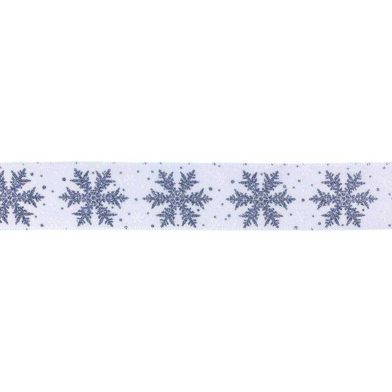 Ruban de flocon de neige scintillant (ensemble de 2)