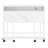 Modern Computer Desk Foldable Desktop with Rotating Wheels-1747791070