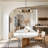 Ulrich 8-Light Large Dimmable Geometric Chandelier
