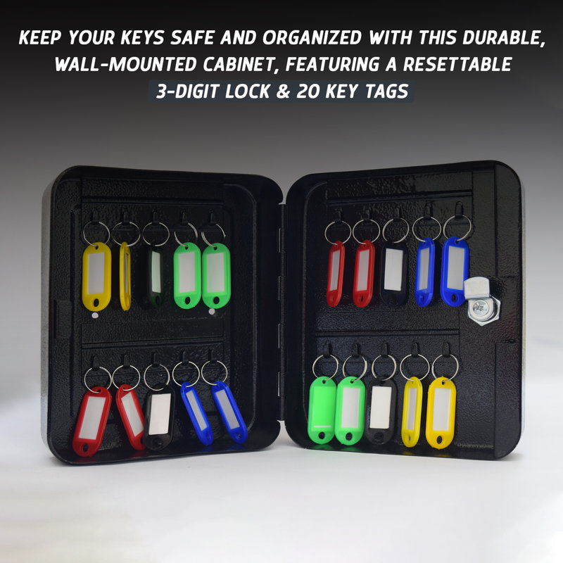 Lockable Key Cabinet Box Wall Mounted