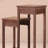 Flower frame solid wood high and low layer bonsai