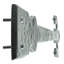 Charnière de porte simple à fixation en surface h 4,25 po x l 16 po