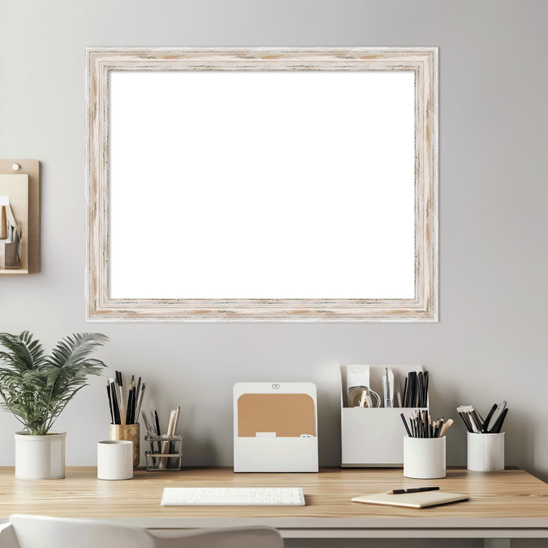 Organisateur de tableau magnétique blanc Alexandrie Alexandria, H 21 po x l 27 po
