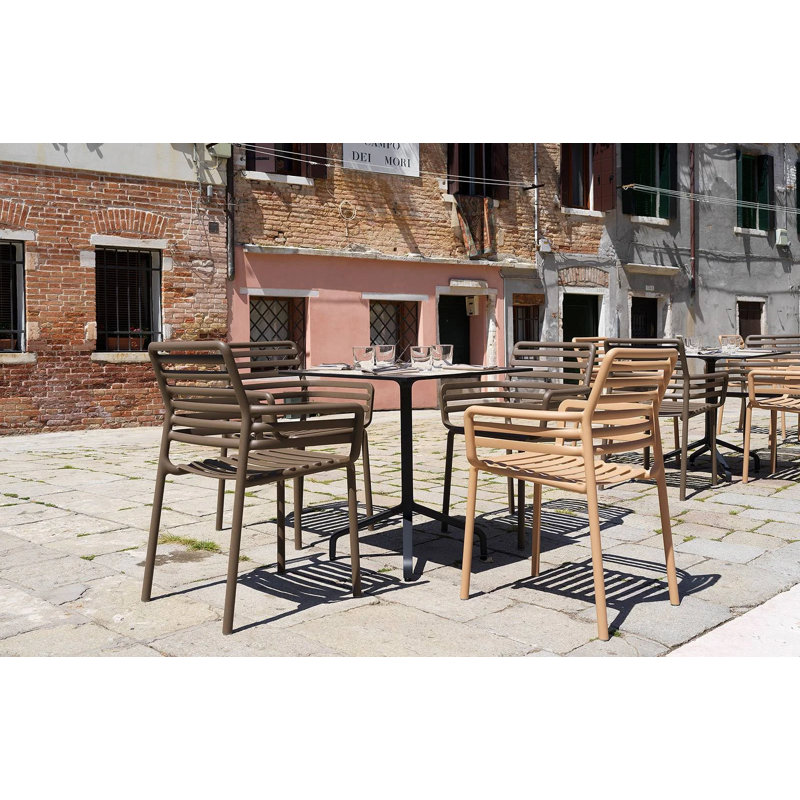 Doga Outdoor Dining Armchair, Tabacco