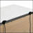 Contemporary 1Pc Nightstand White Color High Gloss Finish W/ Metallic Accents Bedside Table W USB Port Bedroom Furniture