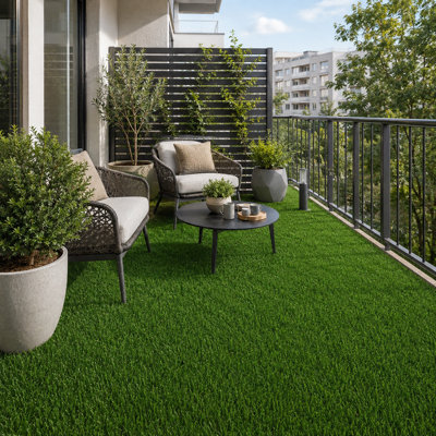 Artificial Grass Turf Roll, Thick Pile For Indoor and Outdoor Patio, Balcony, Garden