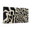 Motif de labyrinthe noir et blanc à la mode-1093360784