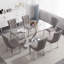 Kazandra 6 - Person Pedestal Dining Set-783204787-783204788-783204744